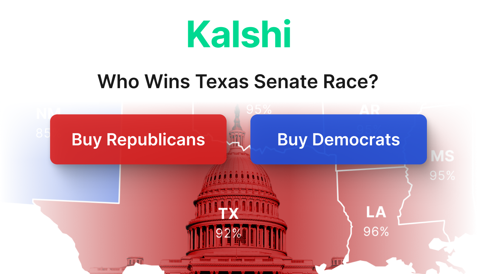 Who Wins Texas Senate Race: Democrats v Republicans? | Kalshi